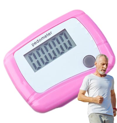 Stappenteller - Wandelmeter Activiteitentracker - Fitness Bijhouden - Verwijderbare Clip - 5 x 5 x 5 cm - Willekeurige Kleur