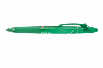 Foray - Uitwisbare Balpen - Groen - Soepel schrijven en moeiteloos corrigeren