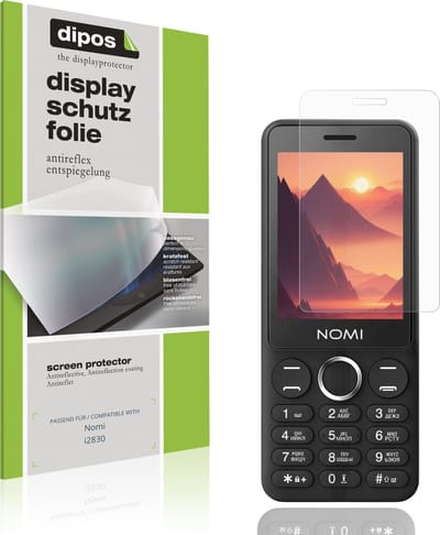 dipos – 4x Matte Beschermfolie geschikt voor Nomi i2830 | Krasbestendige & antireflecterende Screenprotector Ultra-Thin
