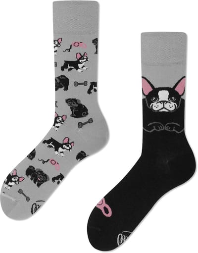 Many Mornings unisex sokken - Tiny Little Dogs - Unisex - Maat: 35 - 38