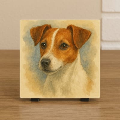 Wenstegeltje Jack Russell Terrier – Kunst Portret – Trendy Nu –Decoratie – Zomaar - Hondenportret