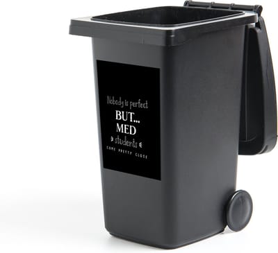 Container sticker Geneeskunde - Uni - Onderwijs - Opleiding - 40x60 cm - Kliko sticker
