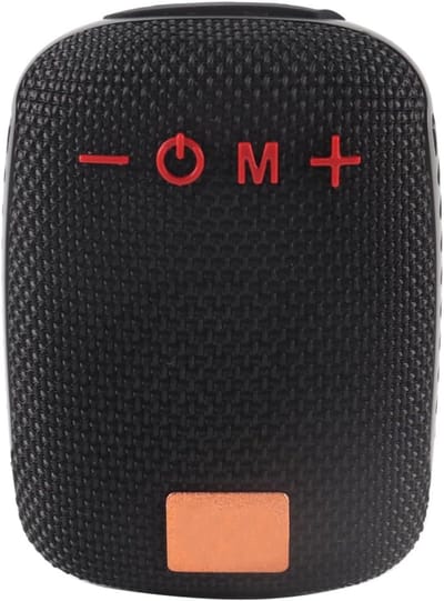 Draagbare Bluetooth Speaker - Fiets Speaker Waterdicht - Muziek Luisteren Buiten - FM Radio Geheugenkaart - 500 mAh Batterij - Zwart
