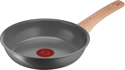Keramische Antiaanbakpan 20 cm met Lange Handgreep - Snel Opwarmen en Geschikt voor Alle Warmtebronnen