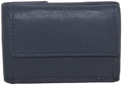 Leren stappertje horizontaal / mini portemonneetje / klein beursje in rood, paars, roze, groen, navy, blauw, zwart leer 132