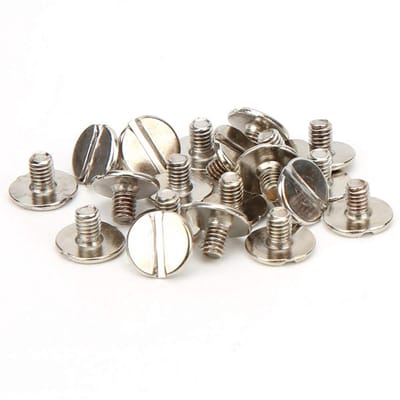 Dailygoods- Chicago-schroeven 300 stuks - Klinknagels voor leer - Duurzaam messing - Veerkoordsloten - Ambachtelijke schroeven - Corrosiebestendig