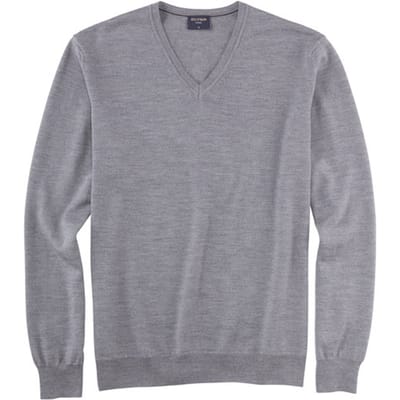 Olymp Trui Merino Grijs - Maat XXL - Heren - Pullovers