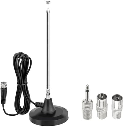 FM-radioantenne - Digitaal Radio Antenne - Uitschuibaar - Magnetische Basis - voor FM/DAB Ontvangst