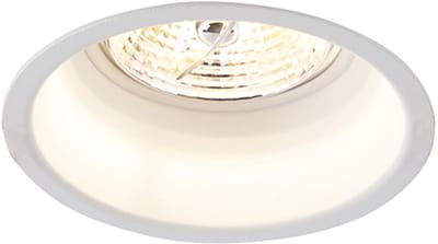 QAZQA dept - Moderne Inbouwspot - 1 lichts - Ø 108 mm - Wit - Woonkamer | Slaapkamer | Keuken