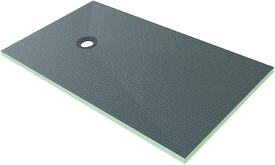 Aica douchebak XPS-isolatieplaat 160x90cm zijn ideaal voor vochtige ruimtes zoals een badkamer, H: 40mm