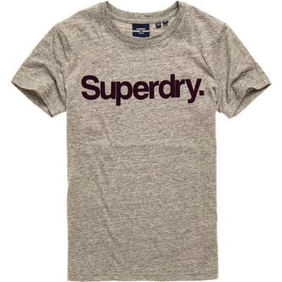 Superdry Classic Flock Dames T-shirt - Maat L