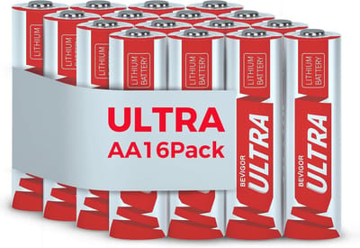 AA Lithiumbatterijen 16 Stuks, 1.5V 3500mAh Hoge Capaciteit