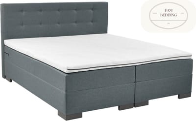 2 Persoons Boxspringset Milou Antraciet 180x200