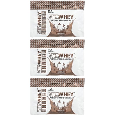 Vitawhey™, Chocolade, 3-pack, 29.8G (1.1Oz) Elk