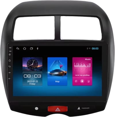 Autoradio met bluetooth - Carplay - Voor Mitsubishi ASX (2010-2018) - Geschikt voor Apple en Android - Stereo - Navigatie - Navigatiesysteem auto - 1GB 16GB