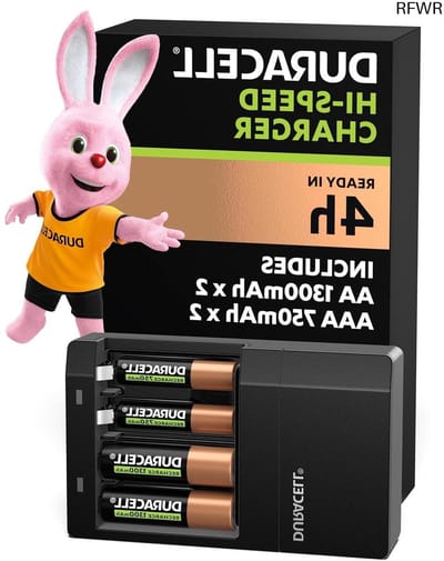 RFWR® Oplaadbare batterijlader voor AA en AAA - binnen 4 uur volledig opgeladen