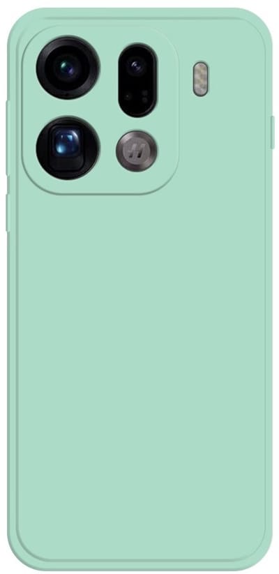 Coverup Hoesje - Geschikt voor OPPO Find X9 Pro Hoesje - Coverup Colour TPU Back Cover - Mint Green