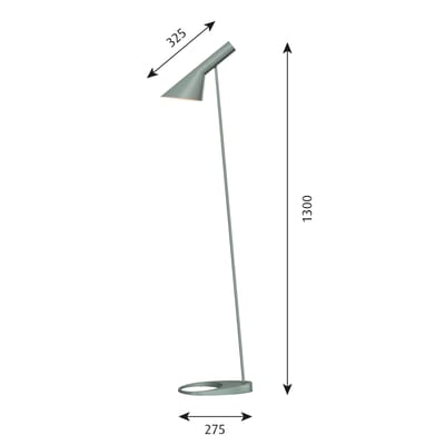 Louis Poulsen - AJ vloerlamp - blass petroleum - 4 - 6 Wochen