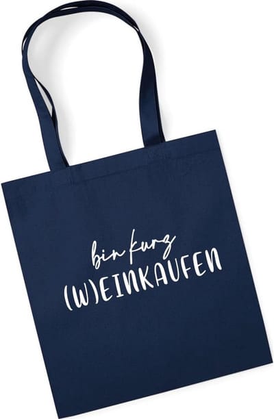 Duurzame Katoenen Jute Tas met Vintage Opdruk als Boodschappentas of Accessoire
