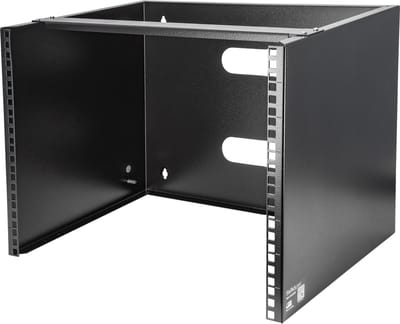 StarTech.com Wall-Mount Bracket for Shallow Rack-Mount Equipment - Massief staal - 8U cabinet - 8U