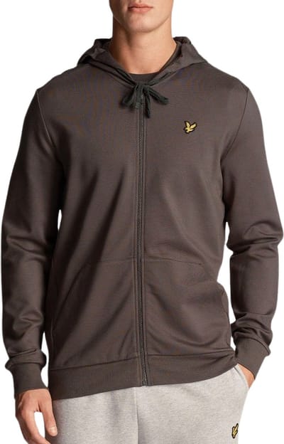 Lyle & Scott Sports Full Zip Fly Fleece Hoodie Sweatvest Heren