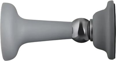 Deurstopper zonder boren – Siliconen vloer deurstopper, antislip deurbuffer met sterke zuigkracht, anti-botsing muurbeschermer voor kamer, slaapkamer en huisgebruik - Grijs