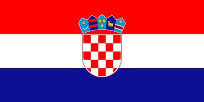 Vlag Kroatie 300x450cm