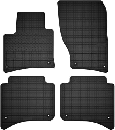 Wielganizator SolidTread - Porsche Cayenne II SUV - Zwarte Rubbermatten - 4 Stuks
