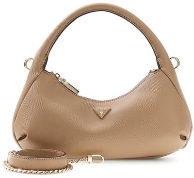 GUESS schoudertas handtas Gilda Mini Hobo Beige Taupe
