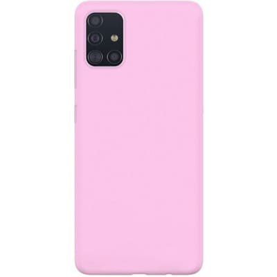ShieldCase pantone Siliconen Hoesje geschikt voor Samsung Galaxy A51 - in meerdere kleuren verkrijgbaar - kwalitatieve backcover - optimale bescherming - roze