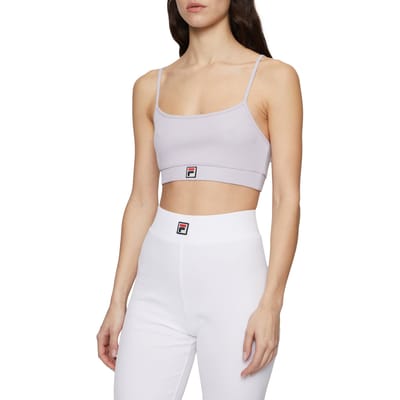 FILA Lavaur Cropped Rib Top Thistle Maat: XS | Mouwloze Tops Outlet | Dames