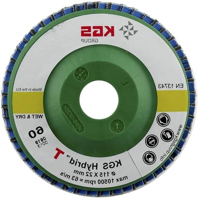 Diamantslijpschijf - Hybride schijf - Precisie slijpen - Langdurig gebruik - Ø 115 mm - Grijs