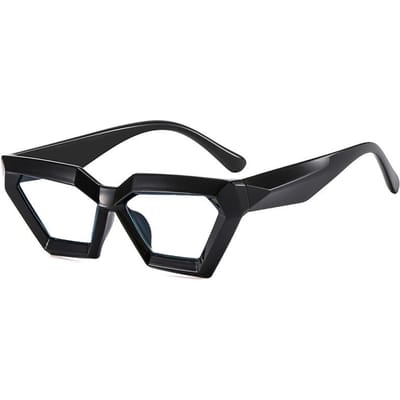 Nieuwe Hip Hop Street Style Driehoek Kattenoog Bril Met Onregelmatige Vorm Modieuze Myopie Brillen -0.5 -1.0 -2.0 Tot -6.0 myopia -4.0