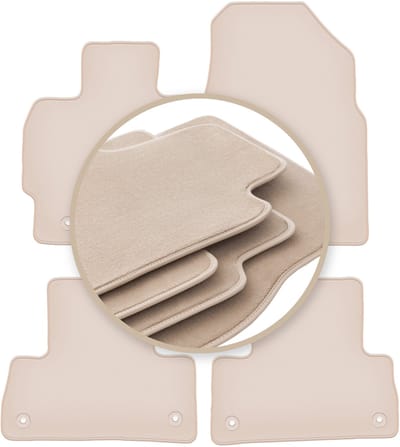 PREMIUM beige vloermatten voor: Mazda CX-7 SUV 2009-2012
