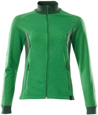 Mascot Accelerate Sweatshirt met rits 18494-962 - helder groen/groen - 2XL