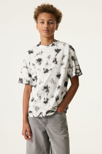 GARCIA Jongens Effen T-shirt Wit Korte mouw