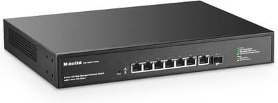 Managed 8-Poorten 10 Gigabit Netwerk Switch met SFP+ en 260W PoE++
