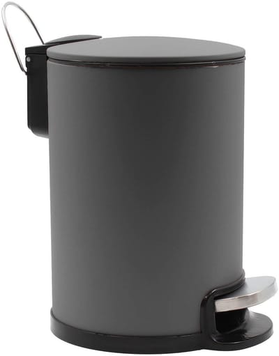 Badkamerafvalemmer met stille sluiting, 3 l, METALINE