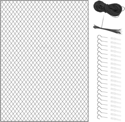 Huisdieren Veiligheidsnet - Balkonnet Katten - Veiligheid Binnen - UV-bestendig Nylon - 300 x 200 cm - Transparant