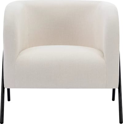 Vente-unique Fauteuil van beige stof BLINODA