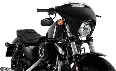 Motor Windscherm - Deflector Kuip - Rijcomfort Verbeteren - Inclusief Montagemateriaal - 38x48 cm - Transparant