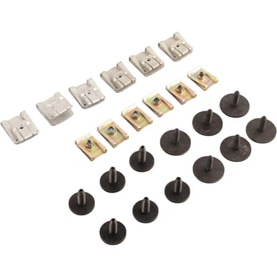 24 stuks Motoronderplaat Bevestigingsclips Schroef MC3003 Vervanging voor Benz C-Klasse W203 W204 CL203 beige