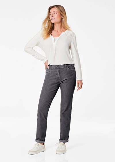 Chique jeans LOUISA COMFORT+ - zwart - Gr. 38 van Goldner Fashion