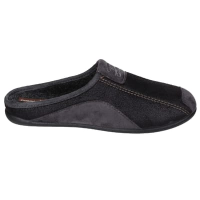 Cotswold Heren Westwell Slip On Mule Slippers (Zwart)