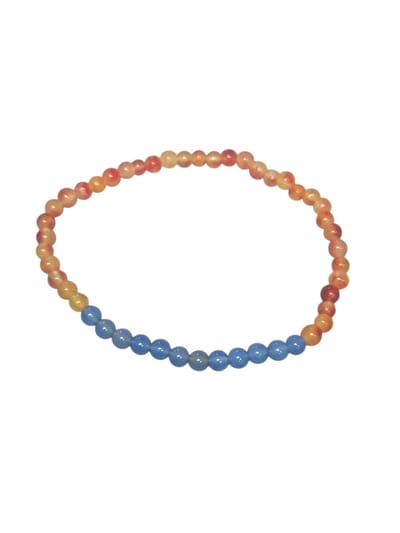 gekleurde agaat armband.