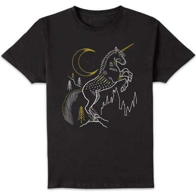 Harry Potter Unicorn t-shirt - Zwart - S