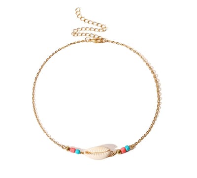 Jomide Choker Boho Summer - Schelp - Goudkleurig