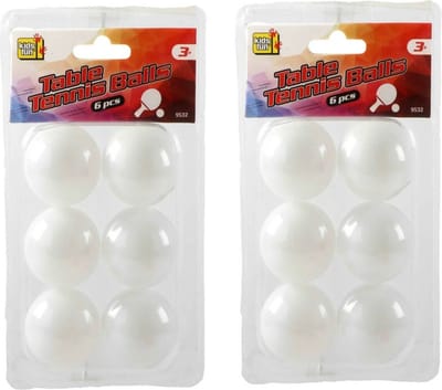 Kids Fun Tafeltennis pingpong balletjes - 40 mm/4 cm - 24x stuks - Tafeltennissen