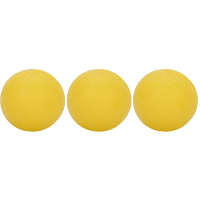 3pcs Balle de Préhension Manuelle Hommes Femmes Fitness Exercice des Doigts Exercice de la Main Balles à Serrer (Rond)Bleu jaune