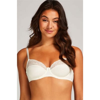 Hunkemöller Dames Lingerie Niet-voorgevormde beugel bh Sophie - Wit - maat B75